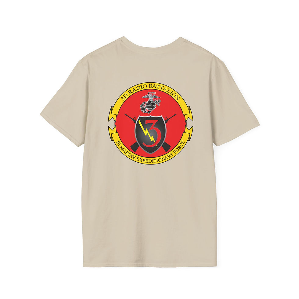 Thumbnail: 3D RADIO BN, III MIG, Marine Corps T-Shirt 