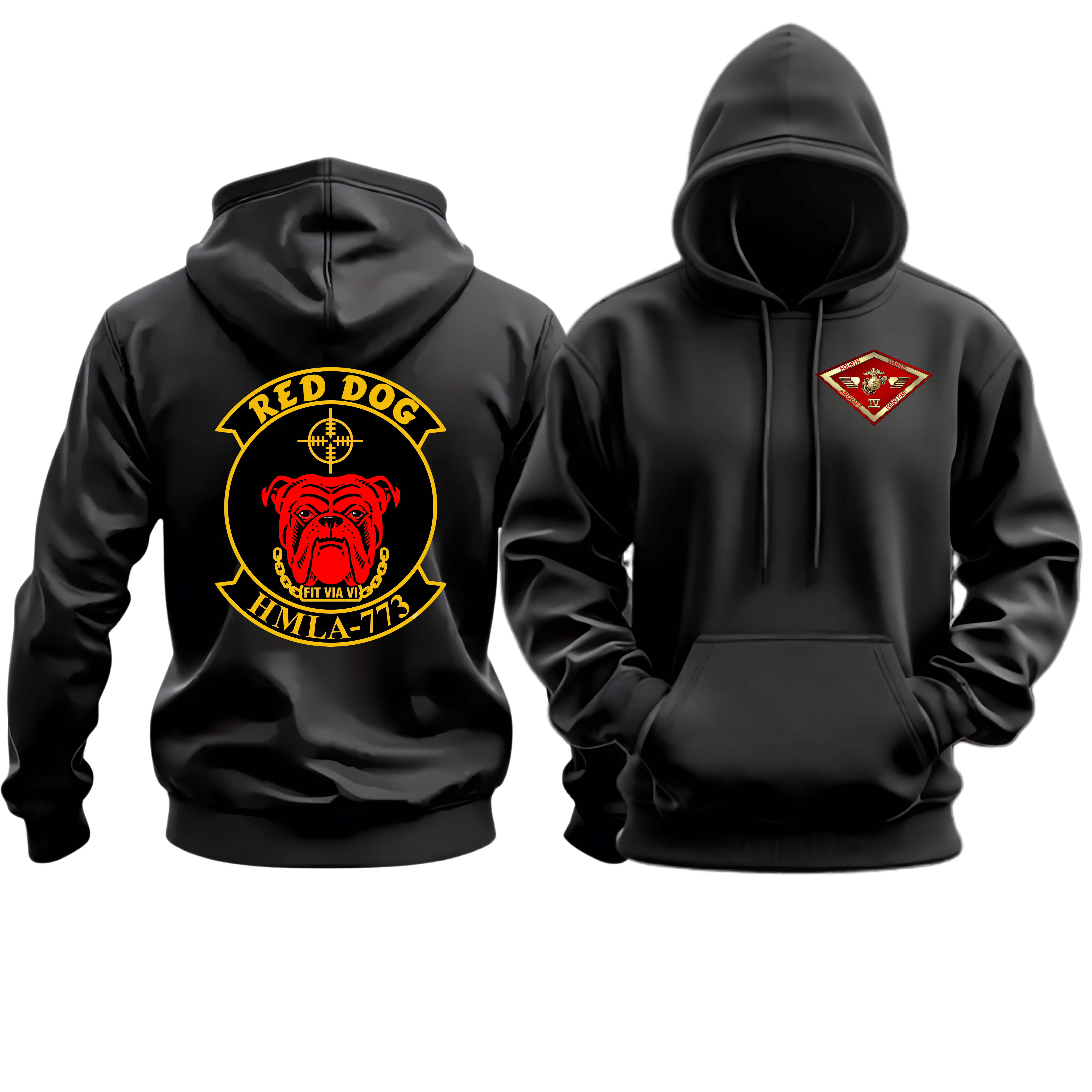HMLA-773 (Marine Light Attack Helo Sqdn 773), 4TH MAW, Marine Corps Hoodie