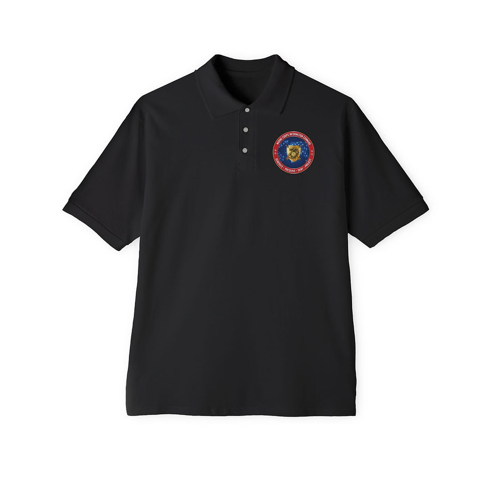 MCIC (Marine Corps Information Command), USMC, Men's Piqué Polo