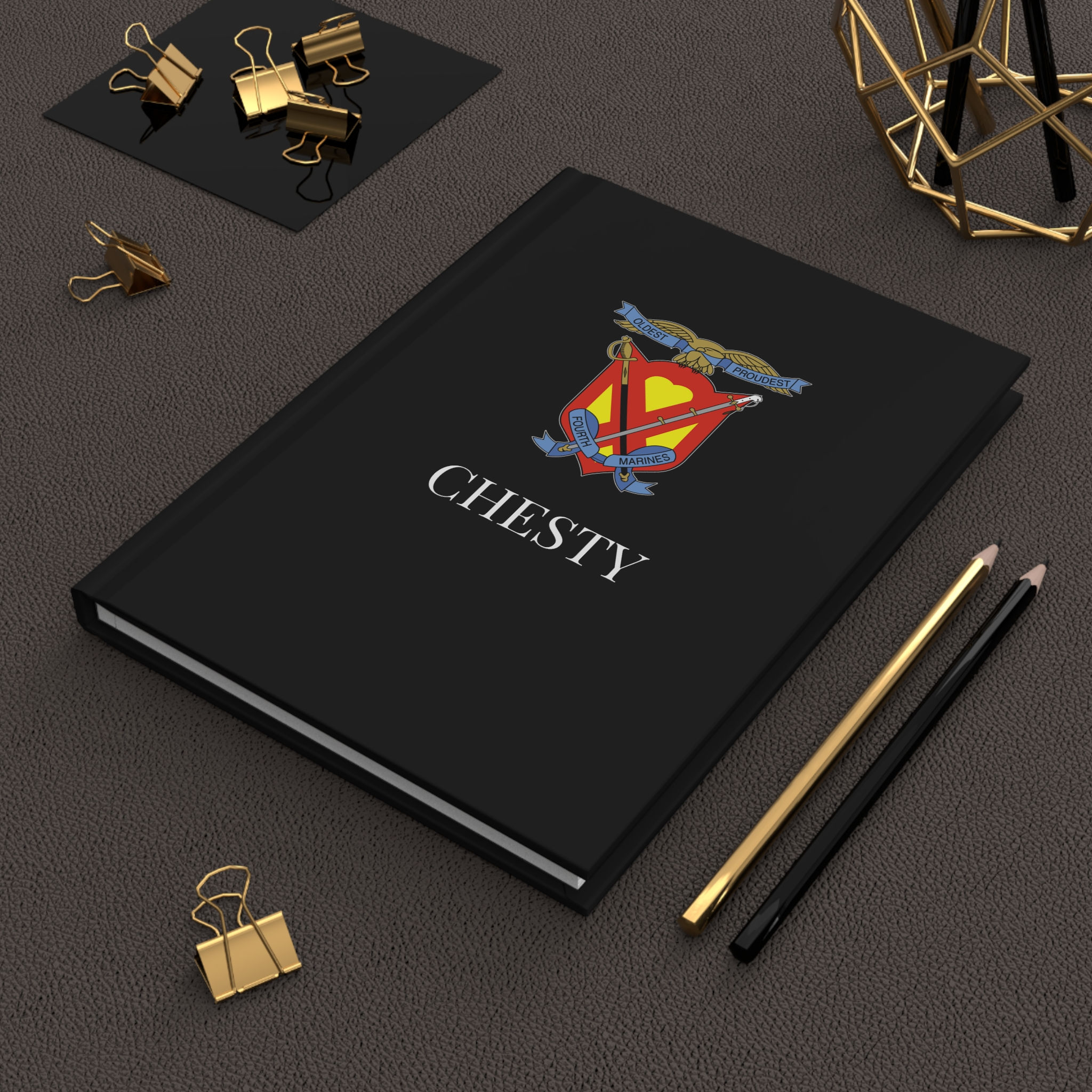 4TH MAR REG (4th Marines/4th Marine Reg) Personalizable Hardcover Journal Matte