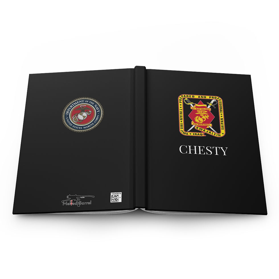 Thumbnail: 2/23 (2d Battalion 23d Marines) Personalizable Hardcover Journal Matte
