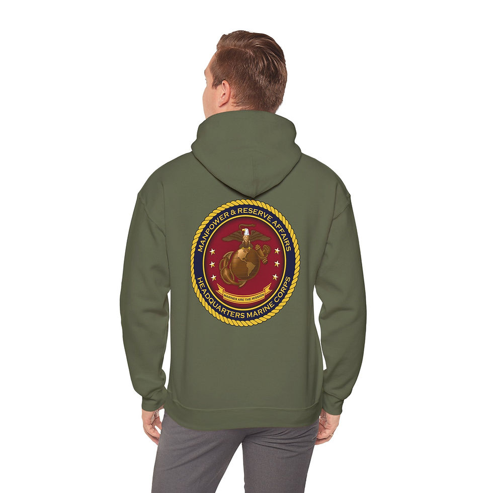 Thumbnail: USMC M&RA (USMC Manpower & Reserve Affairs), USMC, Marine Corps Hoodie