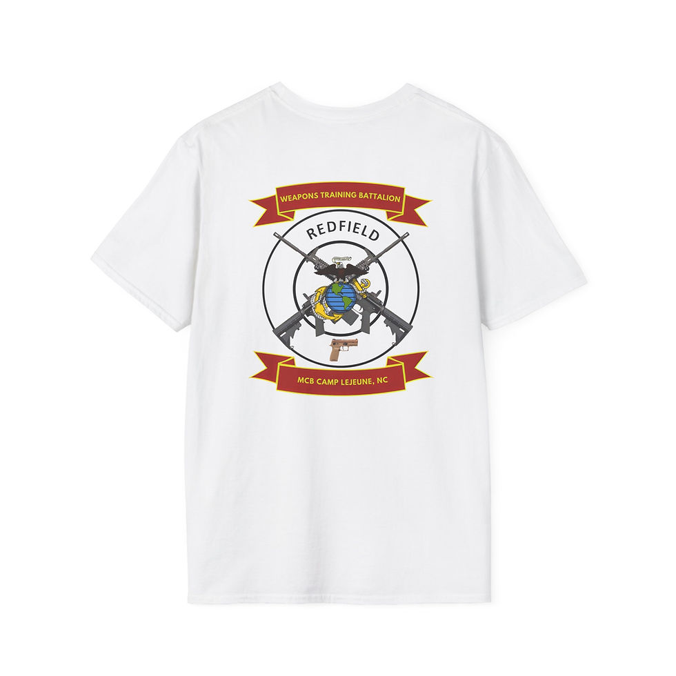 Thumbnail: WTBN (Weapons Training Battalion "REDFIELD"), TRNG COM, Marine Corps T-Shirt 