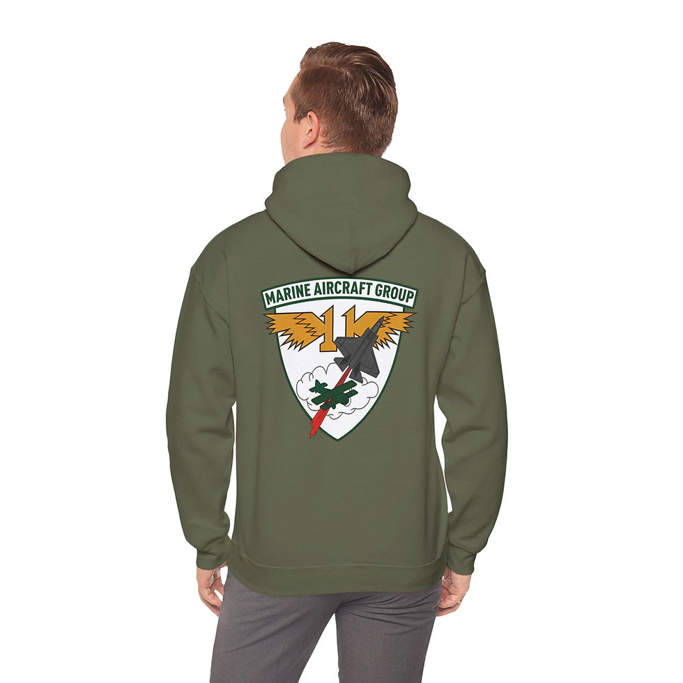 Thumbnail: MAG-11 (MARINE AIRCRAFT GROUP 11), 3RD MAW, MARINE CORPS HOODIE
