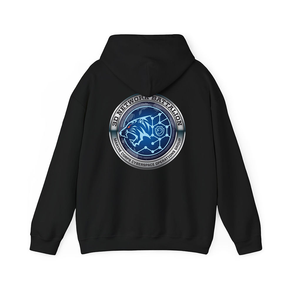 Thumbnail: 3D NETWORK BATTALION, MCCOG, MARINE CORPS HOODIE