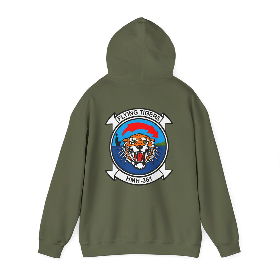 Thumbnail: HMH-361 (MARINE HEAVY HELICOPTER SQUADRON 361), 3RD MAW, MARINE CORPS HOODIE