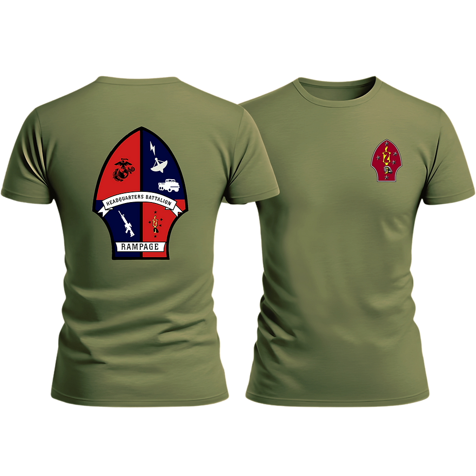 Thumbnail: 2D MAR DIV HQTRS BN, 2D MAR DIV, Marine Corps T-Shirt 