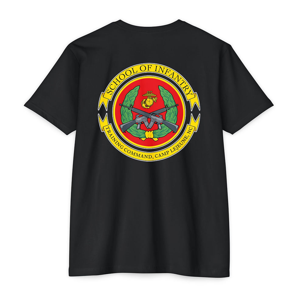 Thumbnail: SCHOOL OF INFANTRY (SOI-EAST CAMP LEJEUNE, NC), TRNG COM, Marine Corps T-Shirt 
