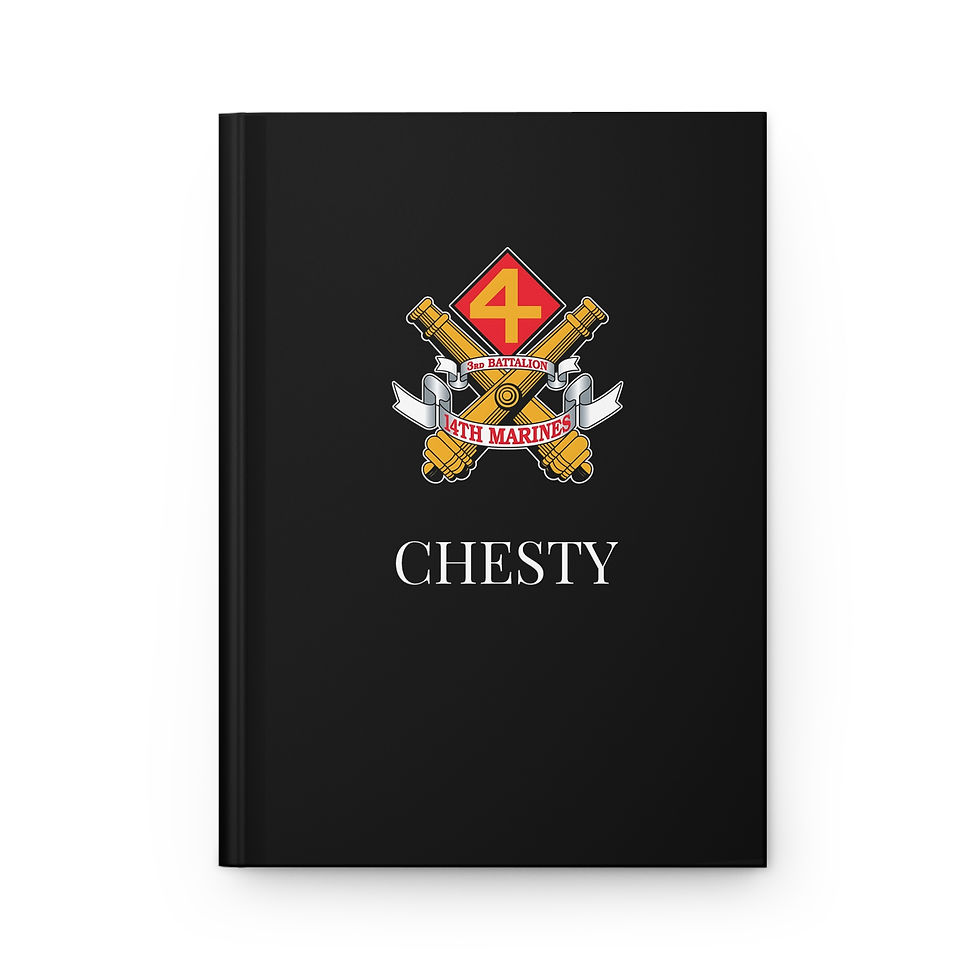 Thumbnail: 3/14 (3d Battalion 14th Marines) Personalizable Hardcover Journal Matte