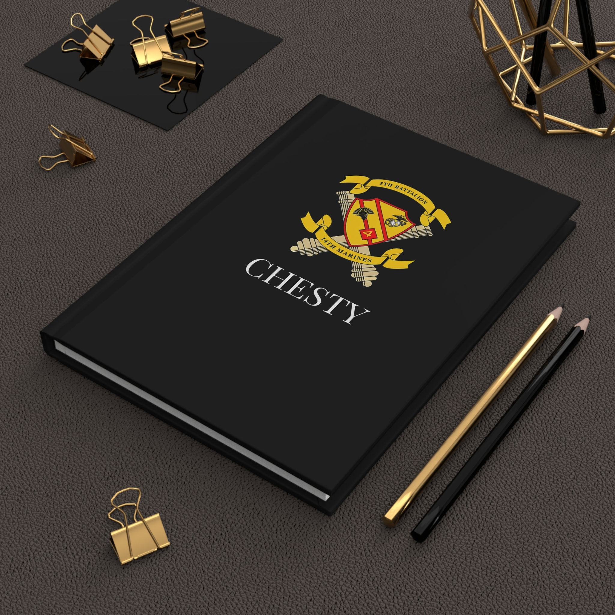 5/14 (5th Battalion 14th Marines) Personalizable Hardcover Journal Matte