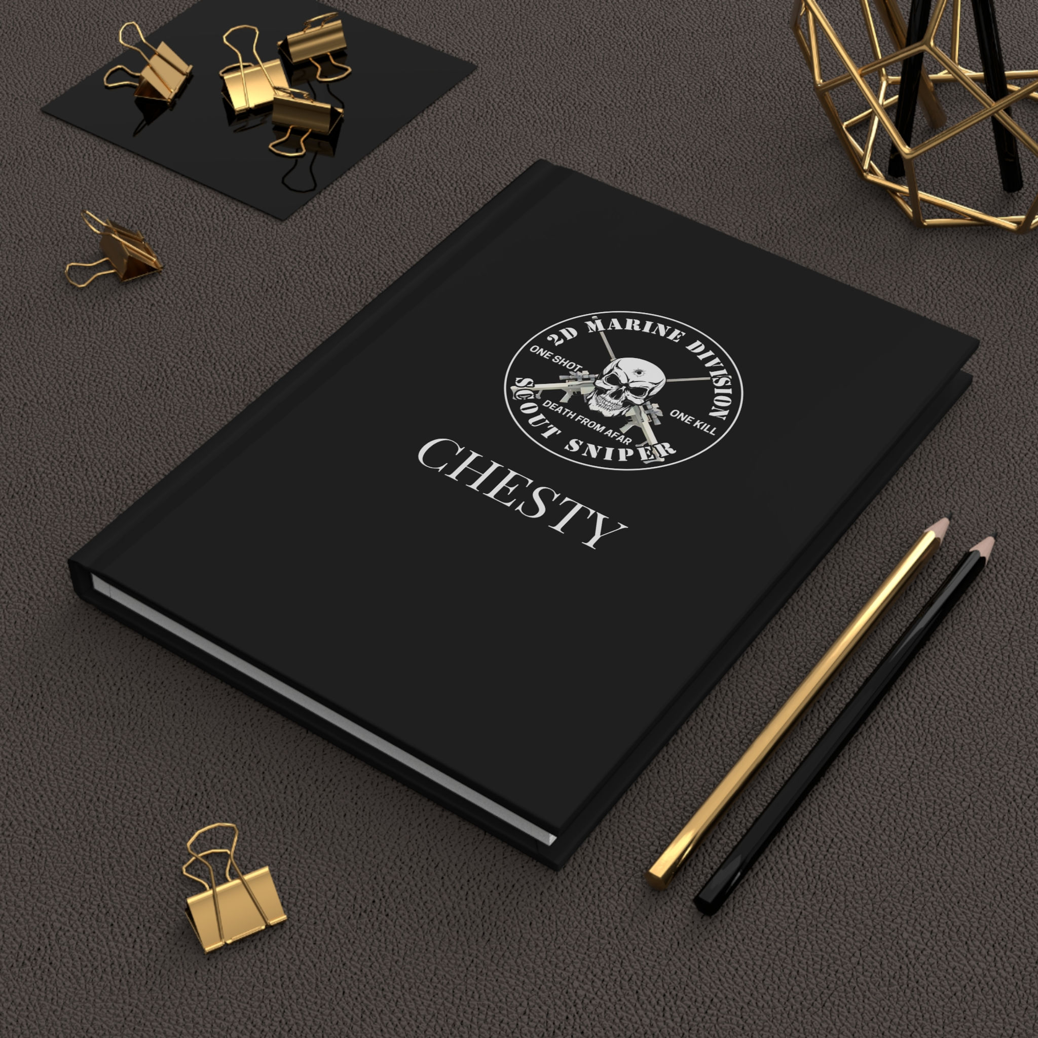 Scout Sniper Plt (STA PLT/2d Mar Div) Personalizable Hardcover Journal Matte