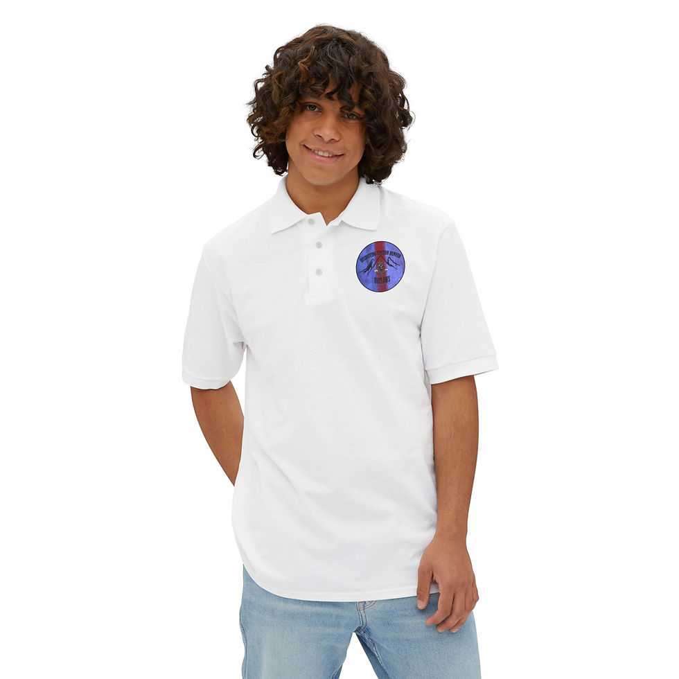 Thumbnail: RS DENVER (Recruiting Station Denver), USMC, Men's Piqué Polo
