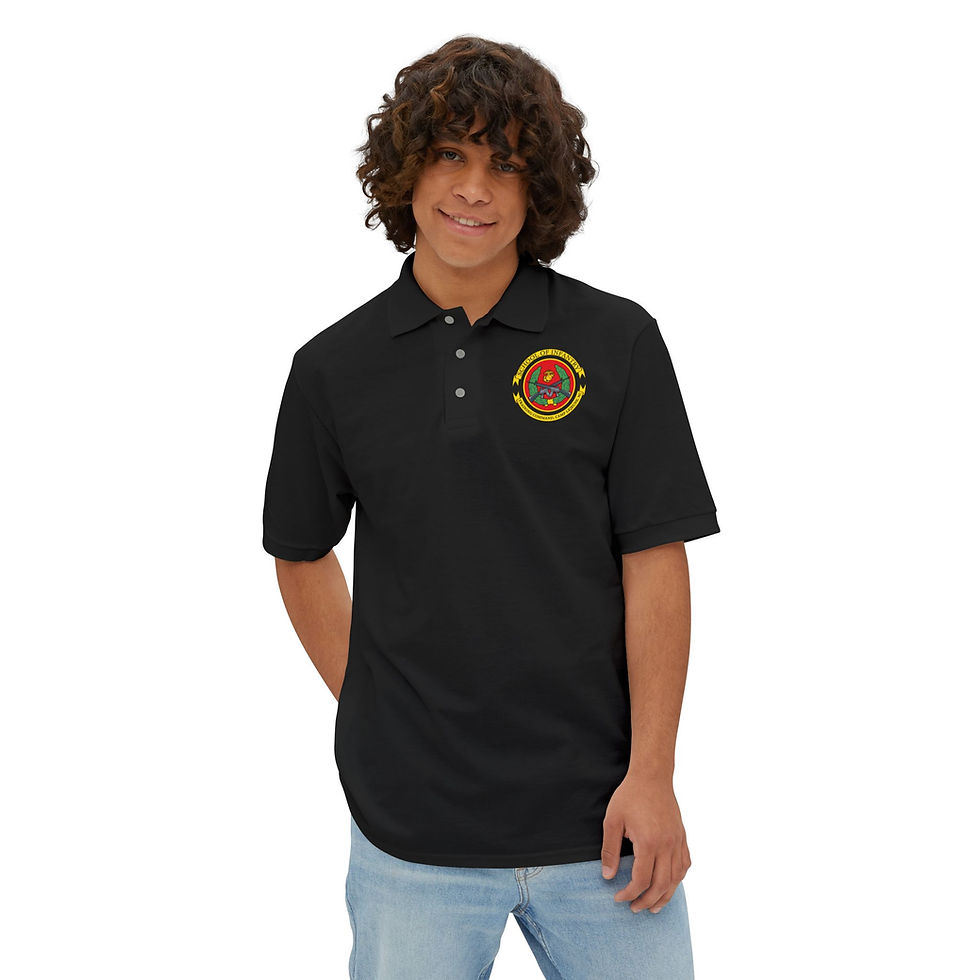 Thumbnail: SOI-EAST (School of Infantry - East/Camp Lejeune, NC), USMC, Men's Piqué Polo