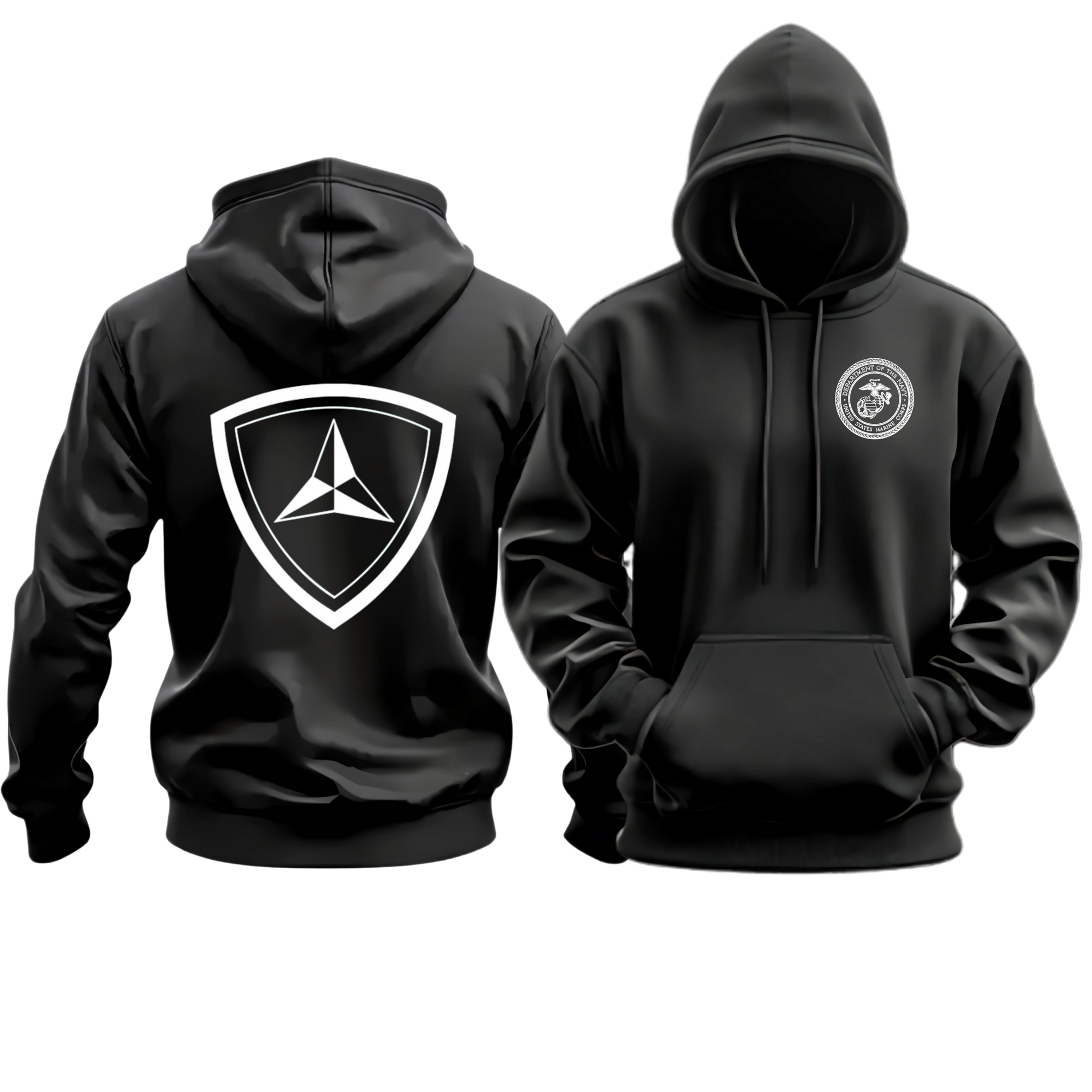 3D MAR DIV (3D MARINE DIVISION TACTICAL), USMC, MARINE CORPS HOODIE