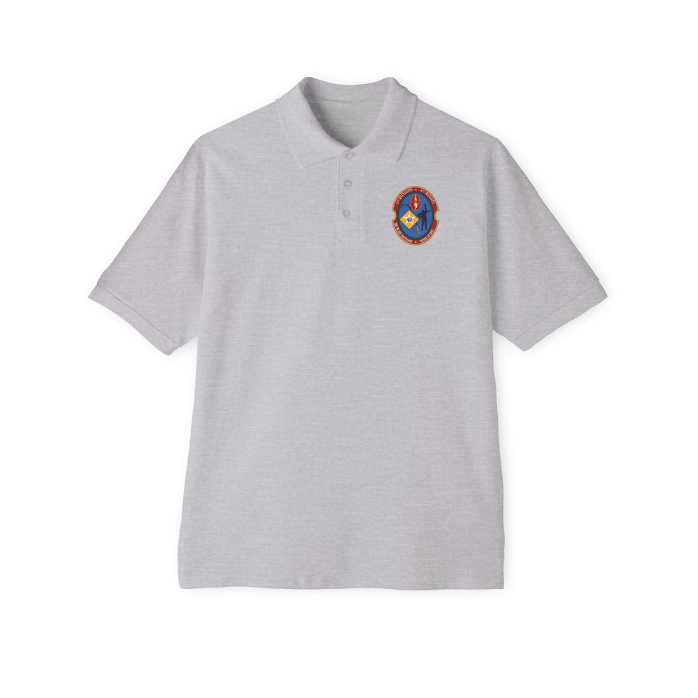 Thumbnail: 2/6 (2d Battalion 6th Marines/2d Bn 6th Mar Alt), USMC, Men's Piqué Polo
