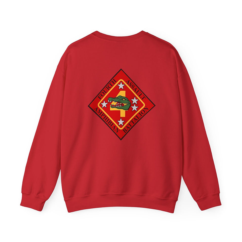Thumbnail: 4TH AA BN (4th Assault Amphibian Battalion), USMC, Marine Corps Sweater