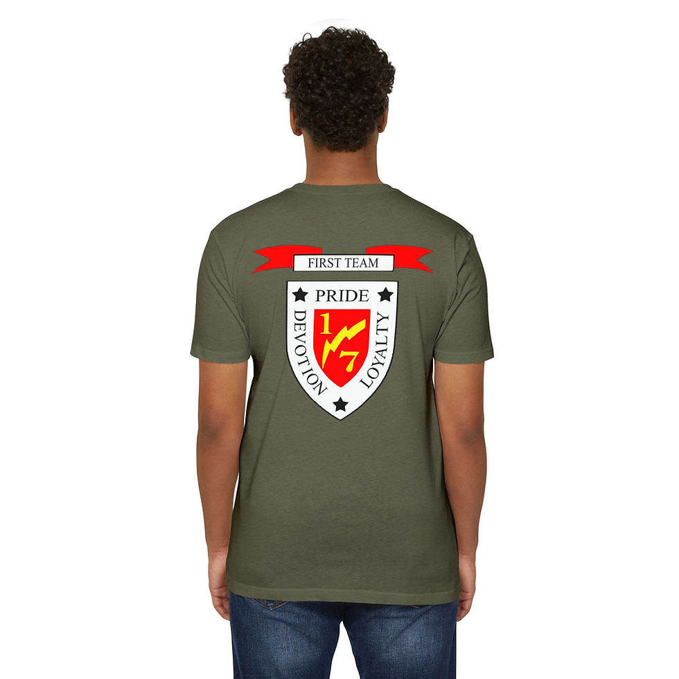 Thumbnail: 1/7 (1st Battalion 7th Marines/1st Bn 7th Mar) 7th Mar Reg, Marine Corps T-Shirt