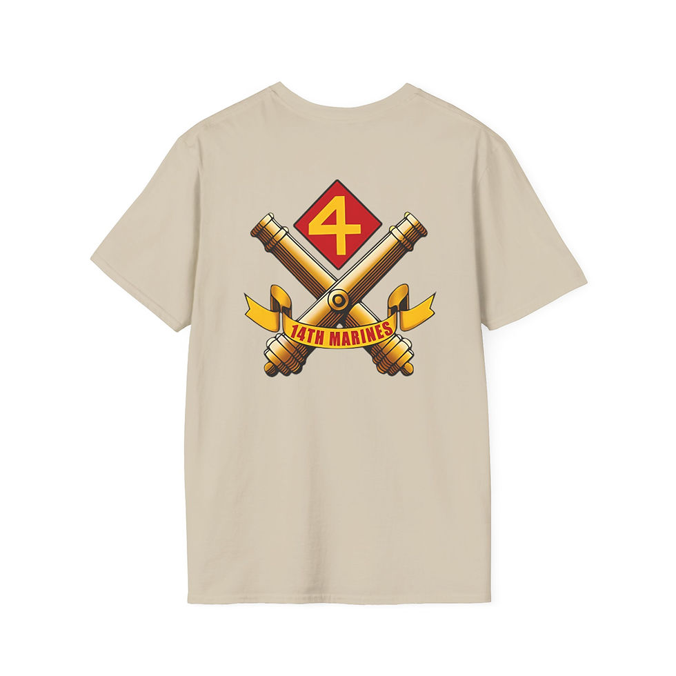 Thumbnail: 14TH MAR REG, 4TH MAR DIV, Marine Corps T-Shirt 