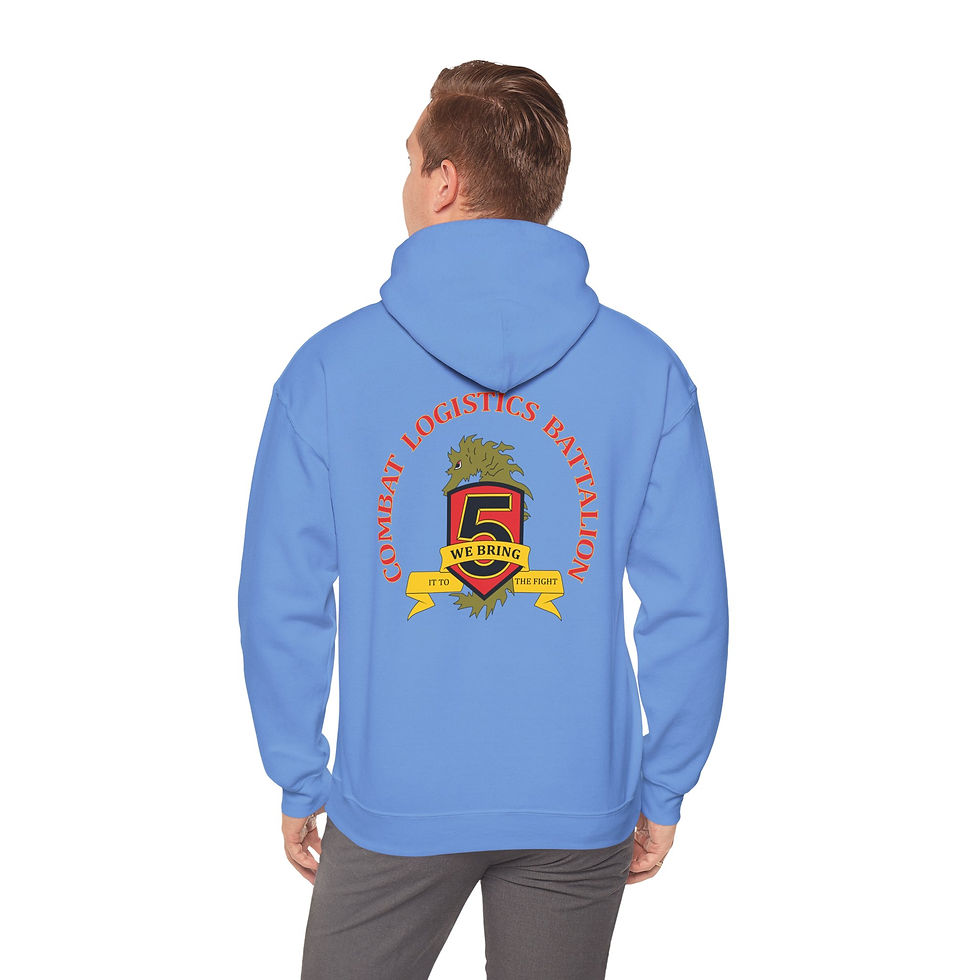 Thumbnail: CLB-5 (COMBAT LOGISTICS BATTALION 5), 1ST MLG, MARINE CORPS HOODIE