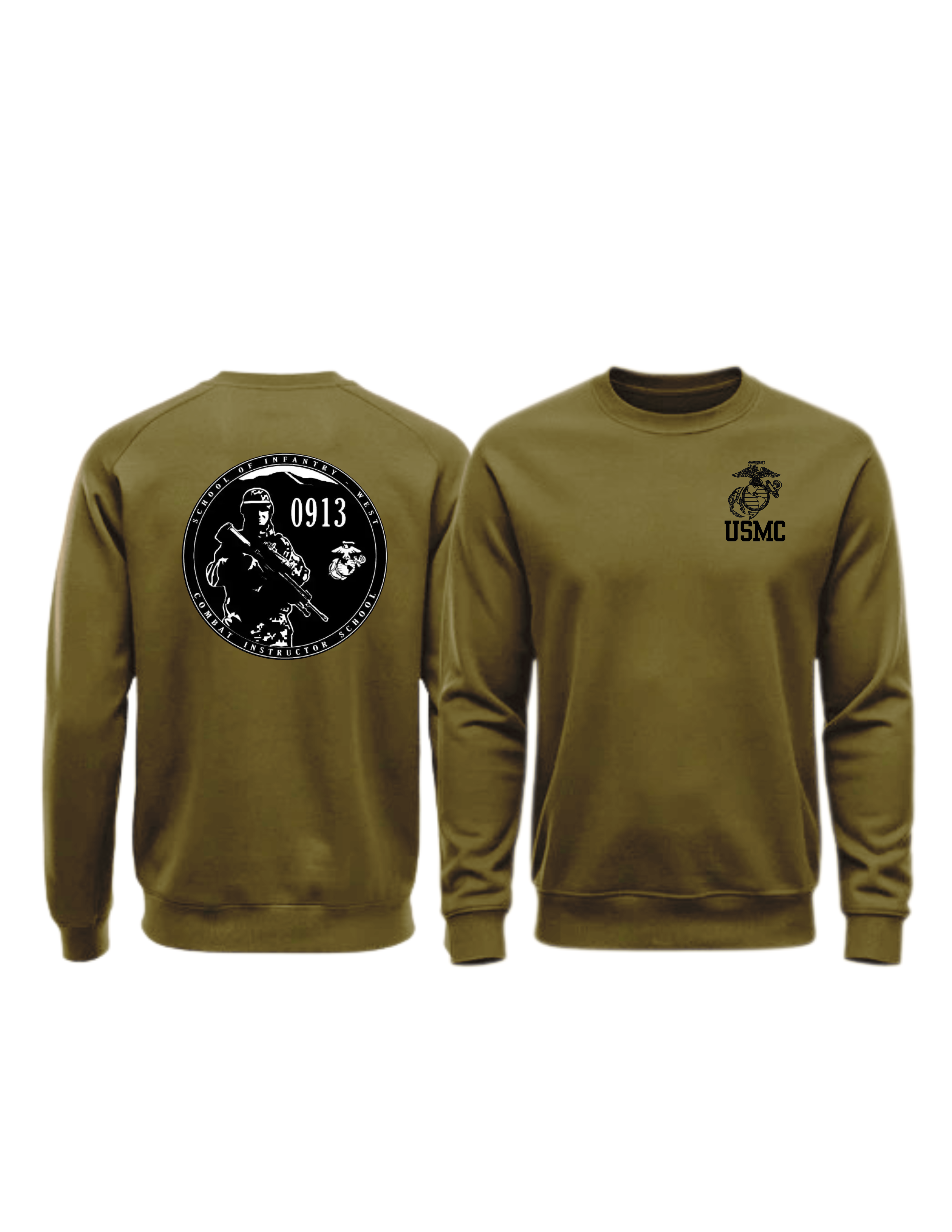 MCIS WEST, USMC, Marine Corps Sweater