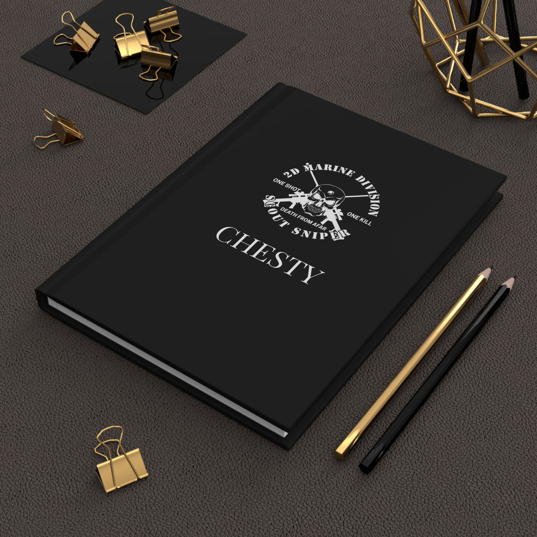 Scout Sniper Plt (STA PLT/2d Mar Div) Personalizable Hardcover Journal Matte