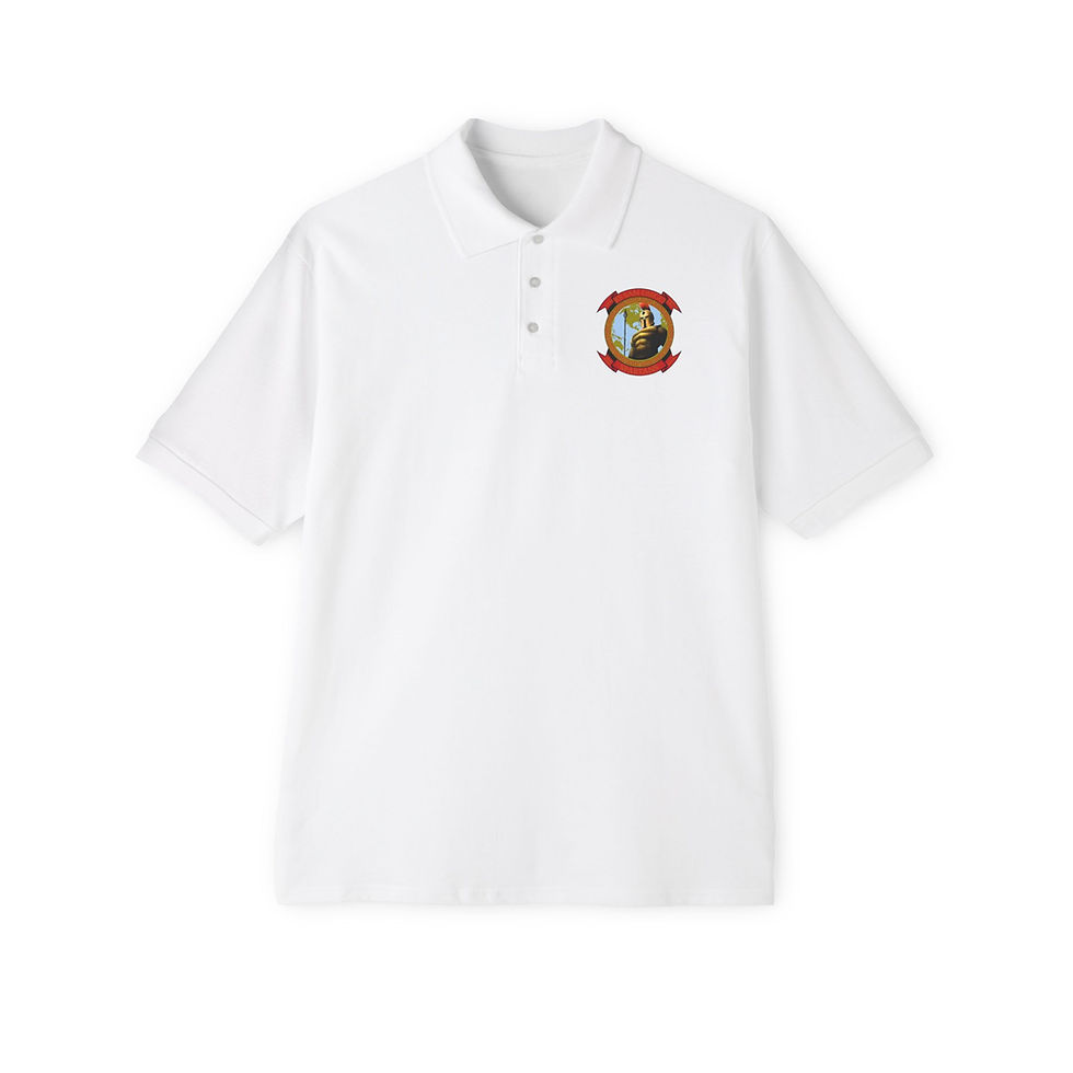 Thumbnail: RS SAN DIEGO (Recruiting Station San Diego), USMC, Men's Piqué Polo