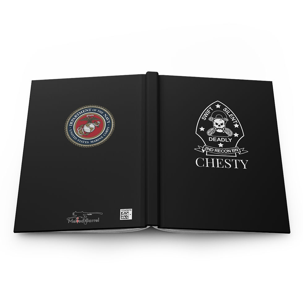 Thumbnail: 2D RECON BN (2d Reconnaissance Battalion) Personalizable Hardcover Journal Matte
