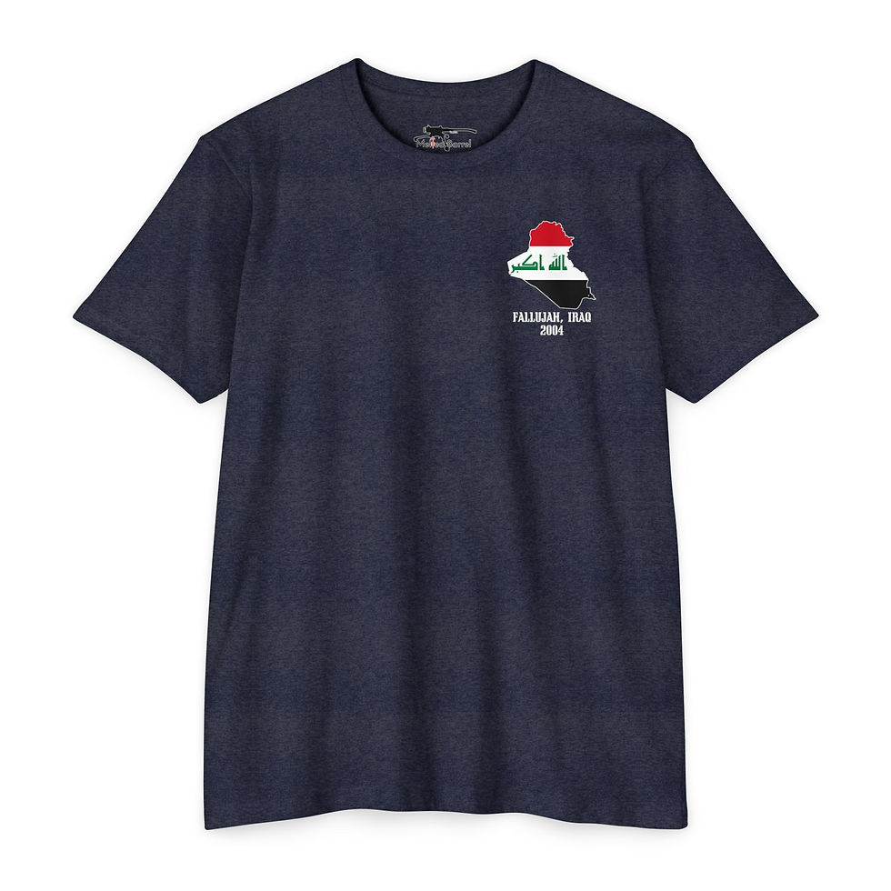 Thumbnail: Kilo Company 'Machine Guns WPNS' Iraq Map Crest T-Shirt