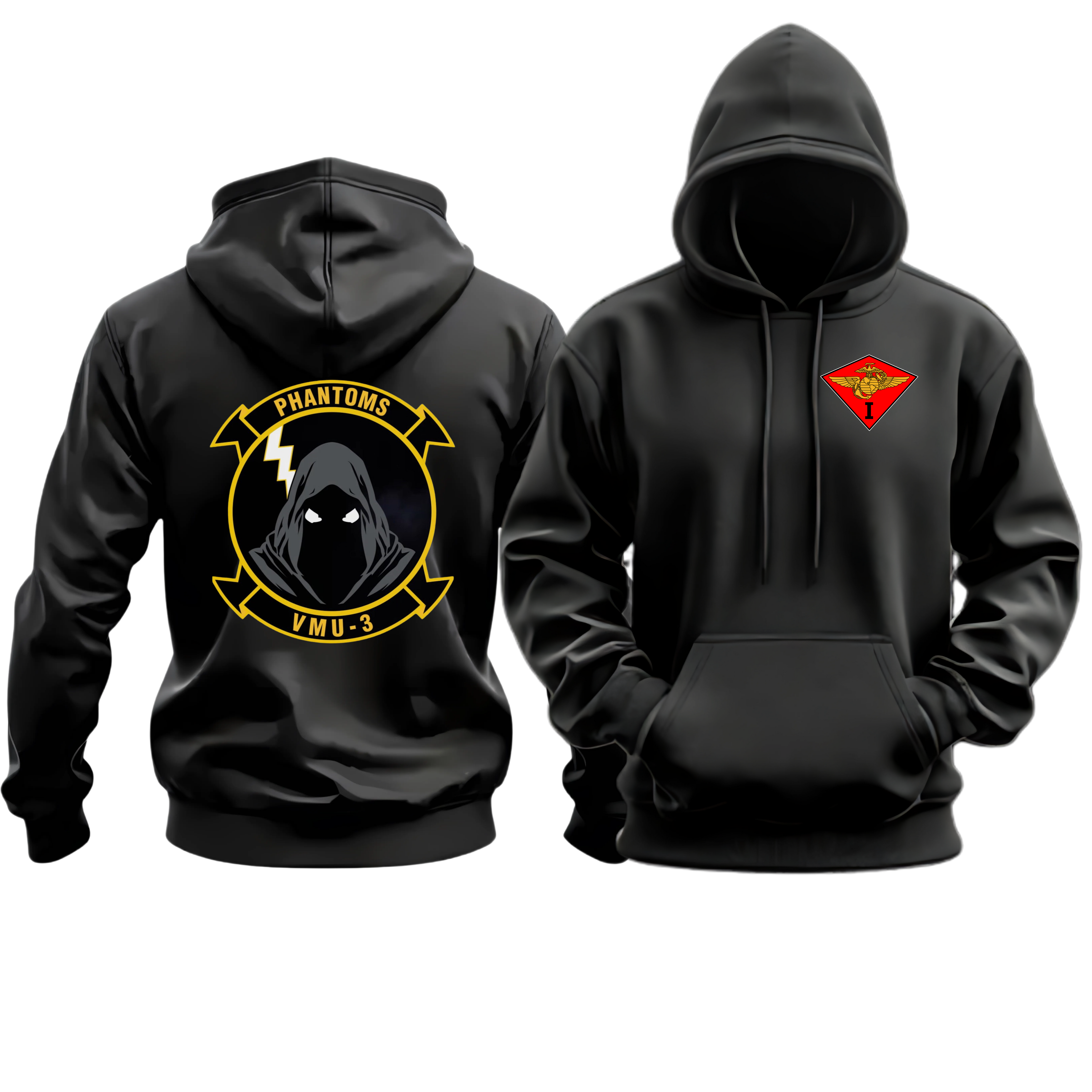 VMU-3 (Marine Unmanned Aerial Vehicle Squadron 3), 1ST MAW, Marine Corps Hoodie