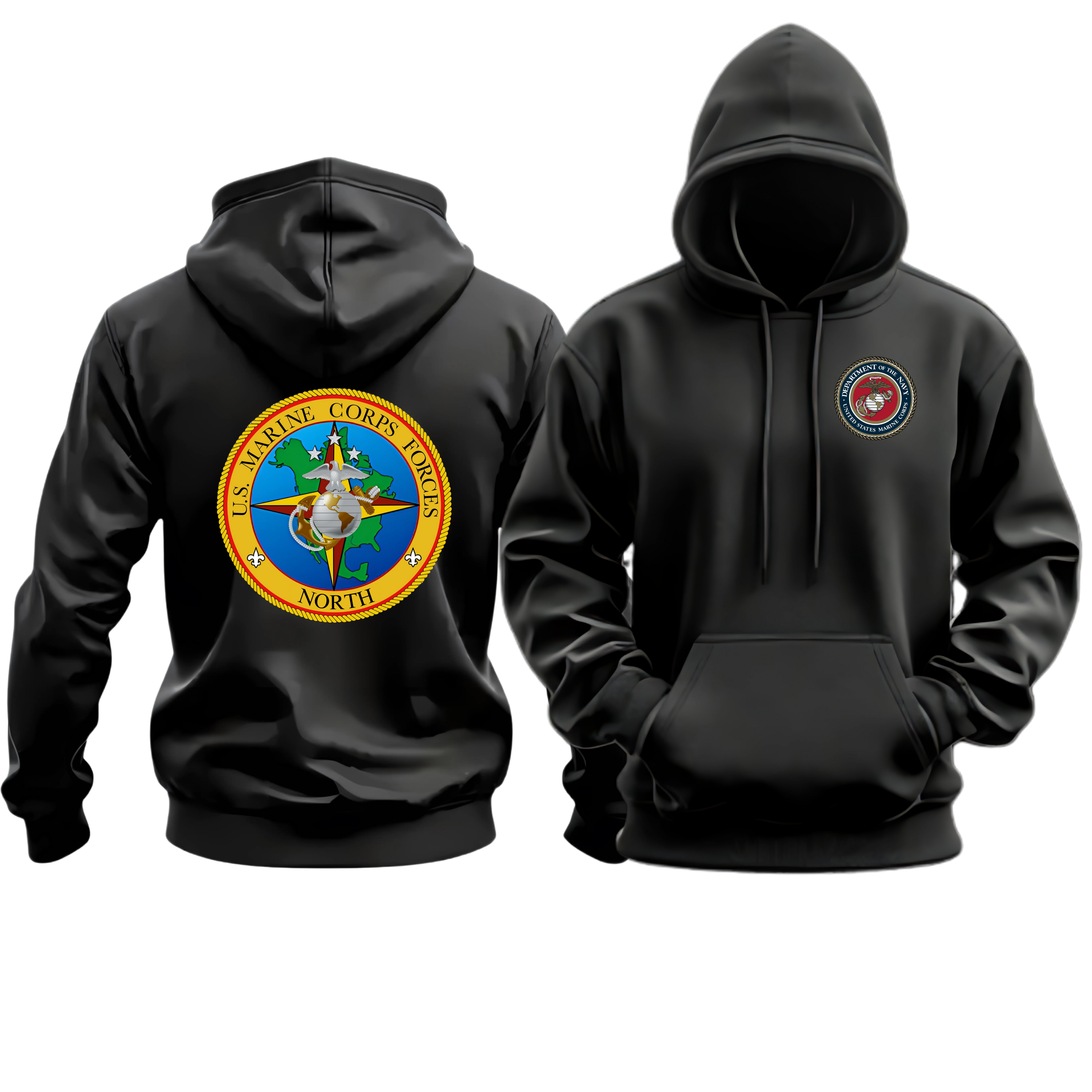 MARFOR NORTHCOM (MARINE FORCES NORTHERN COMMAND), USMC, MARINE CORPS HOODIE