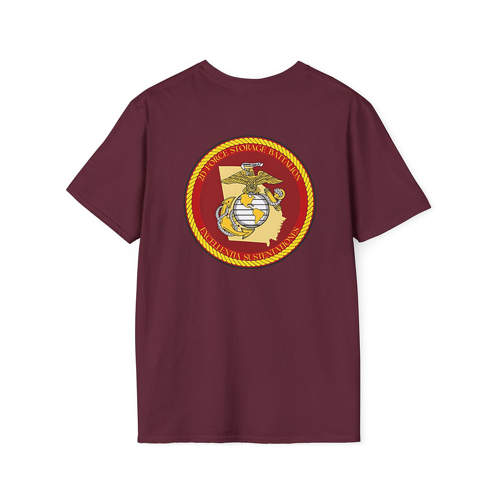 Thumbnail: 2D FORCE STORAGE BATTALION (2D FSB), LOGCOM, Marine Corps T-Shirt 