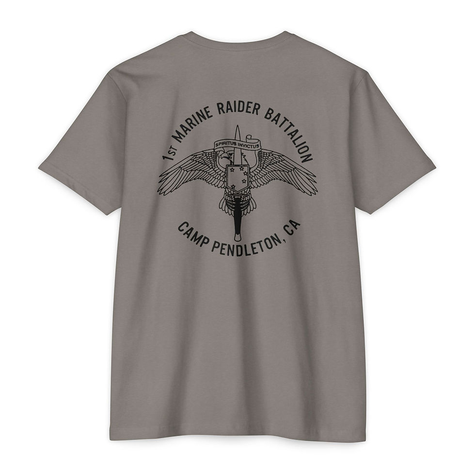 Thumbnail: 1ST MRB (1st Marine Raider Battalion Tac) MARSOC, MRR, Marine Corps T-Shirt