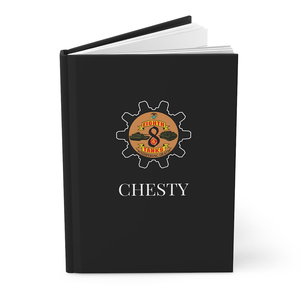 Thumbnail: 8TH TANKS (8th Tank Battalion) Personalizable Hardcover Journal Matte