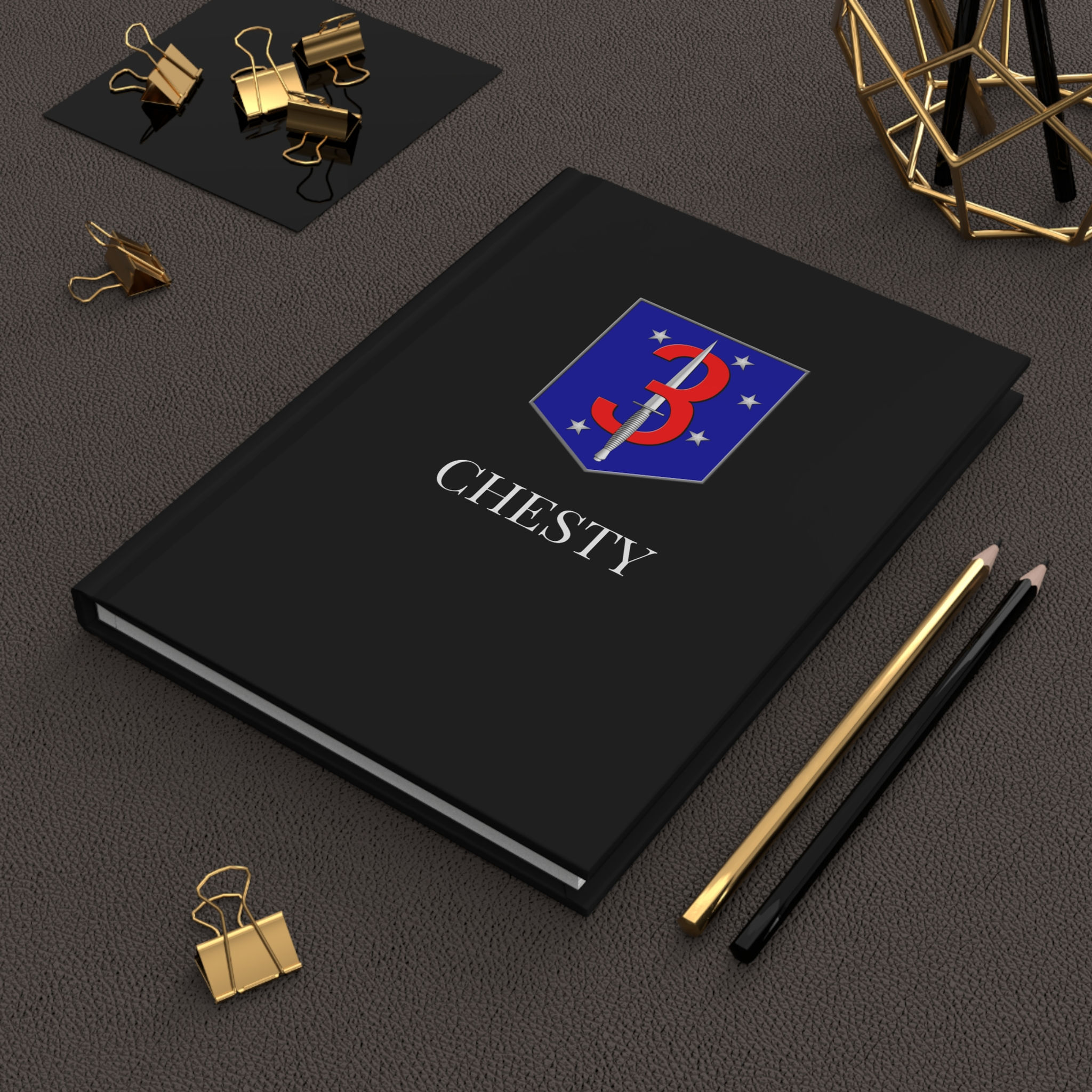 3D MRB (3d Marine Raider Bn, MARSOC) Personalizable Hardcover Journal Matte