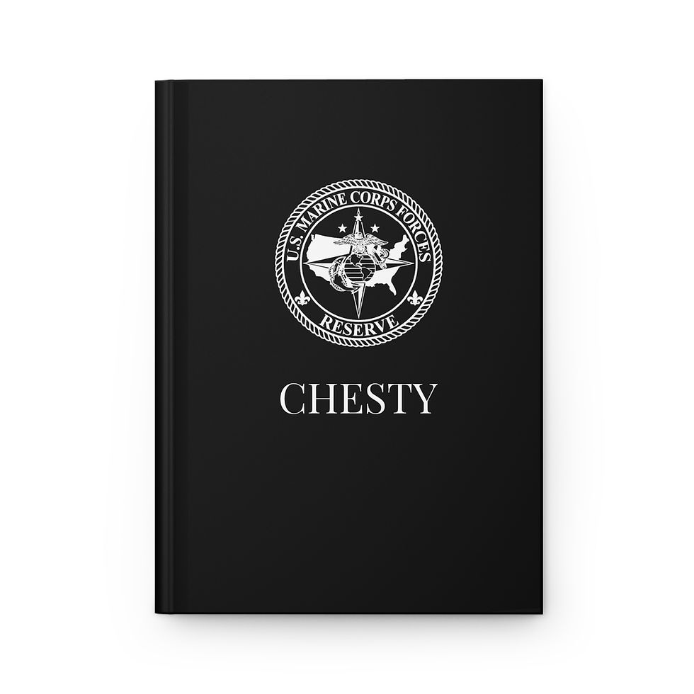 Thumbnail: MFR/MARFORRES (Marine Forces Reserve Tac) Personalizable Hardcover Journal Matte