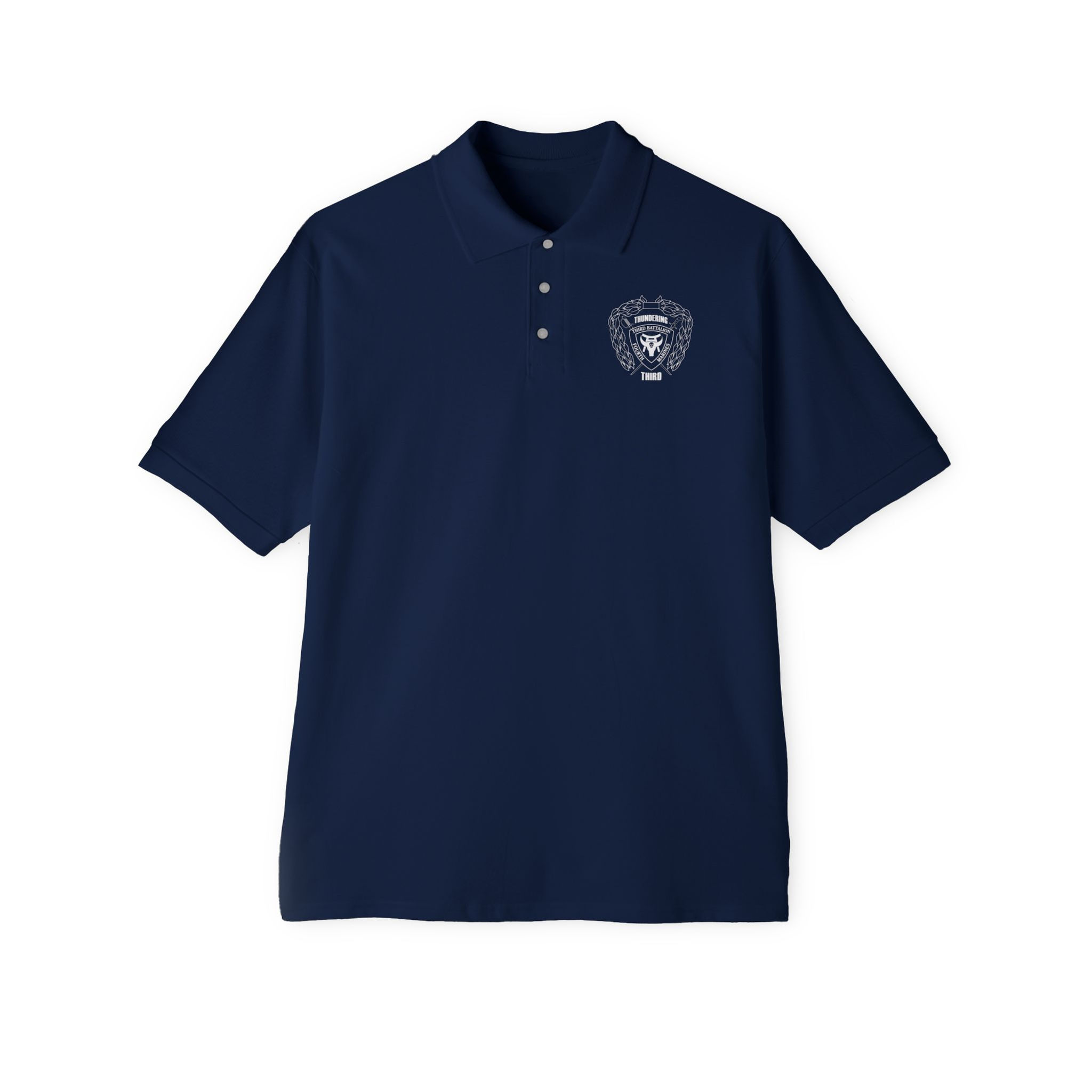 3/4 (3d Battalion 4th Marines / 3d Bn 4th Mar TAC), USMC, Men's Piqué Polo