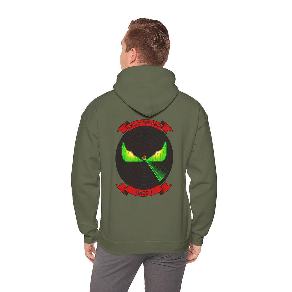 Thumbnail: MACS-2 (MARINE AIR CONTROL SQUADRON 2), MACG-28, MARINE CORPS HOODIE
