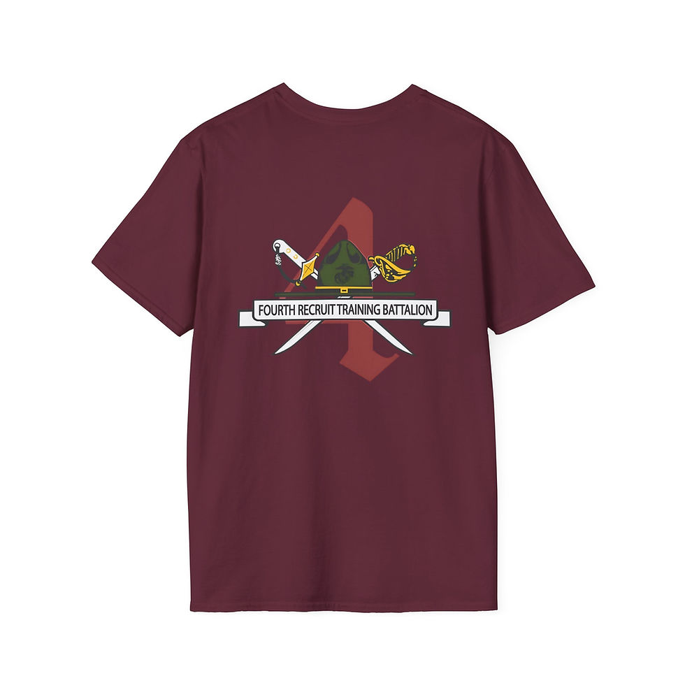 Thumbnail: RTB 4 (4th Recruit Training Battalion/4th RTB), RTR, Marine Corps T-Shirt
