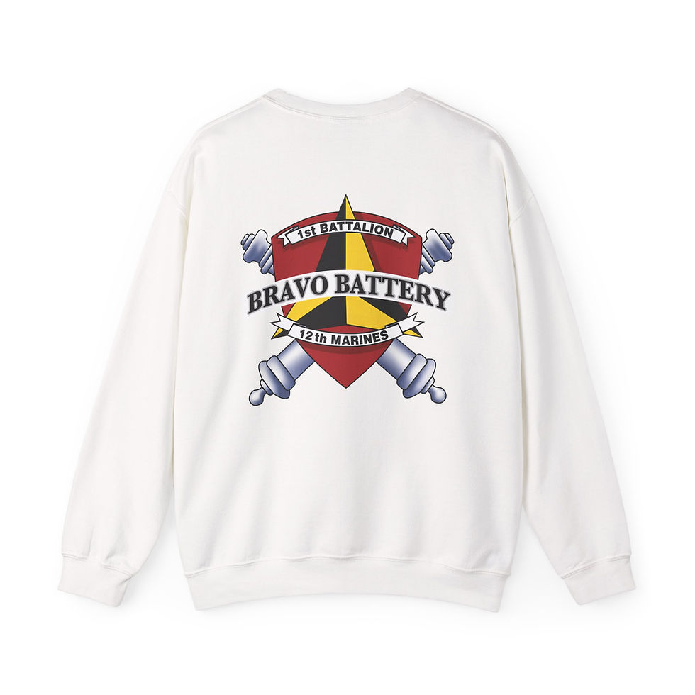 Thumbnail: 1/12 BRAVO BTRY (1st Battalion 12th Marines), USMC, Marine Corps Sweater
