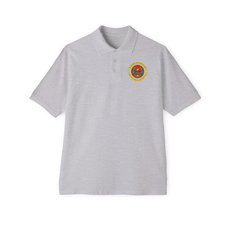 Thumbnail: SOI-EAST (School of Infantry - East/Camp Lejeune, NC), USMC, Men's Piqué Polo