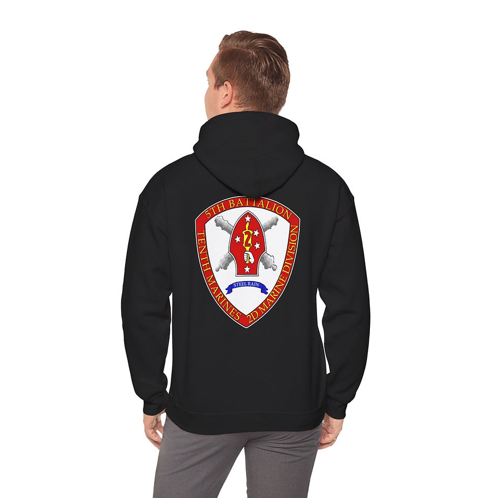 Thumbnail: 5/10 (5th Battalion 10th Mar/5th Bn 10th Mar), 2D MAR DIV, Marine Corps Hoodie