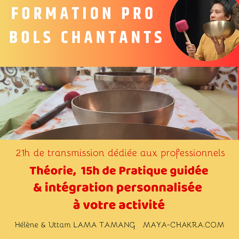 Formation Bols chantants "Essentielle Niveau 1" (séances individuelles)