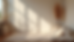 Close-up view of a calm space with a yoga mat and a soft blanket ready for relaxation