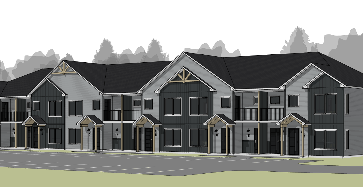 Rendering of a multifamily building built and managed by Accel Property Group