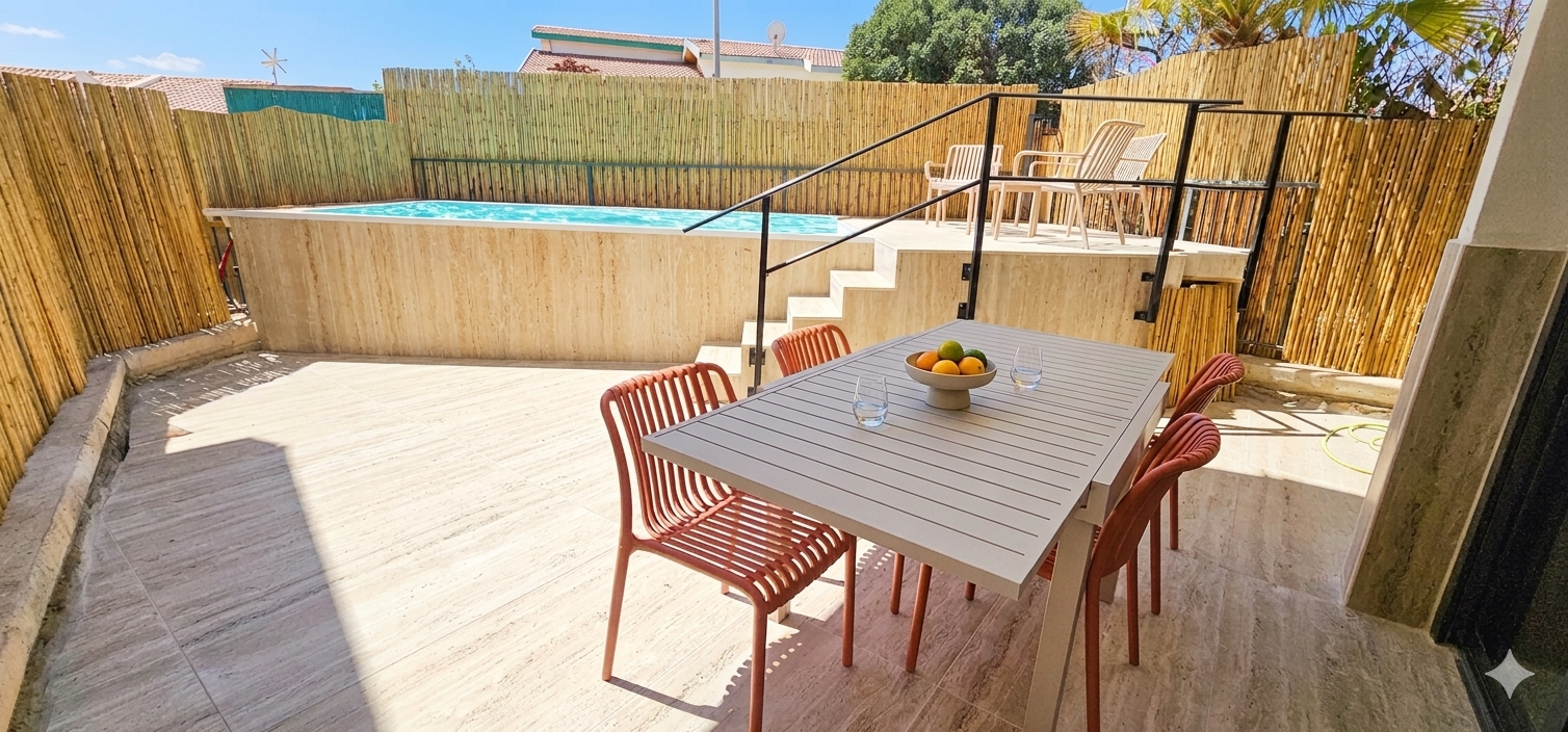 חזית המבנה בו נמצאת דירת CLODINE ברחוב שהם בשכונת שחמון אילת 10