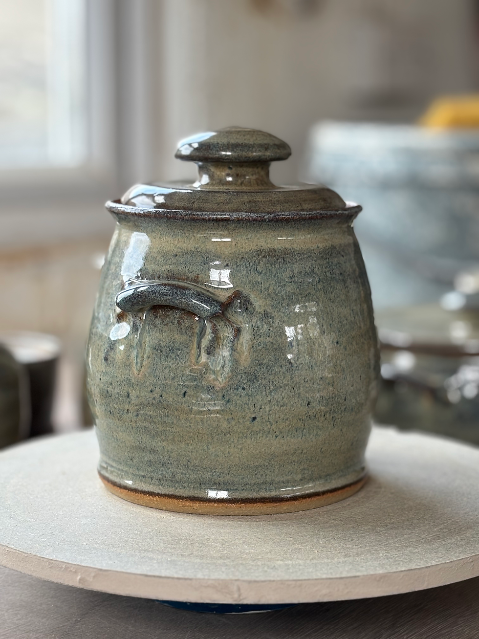 Thumbnail: October Seashore - Storage Jar