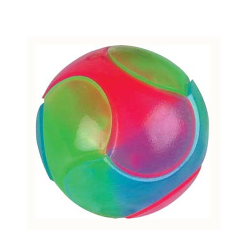 Thumbnail: Fun Pet Toys Small Dog Flash Ball Dog Toys Ball TPR Three Color Glowing Elastic 
