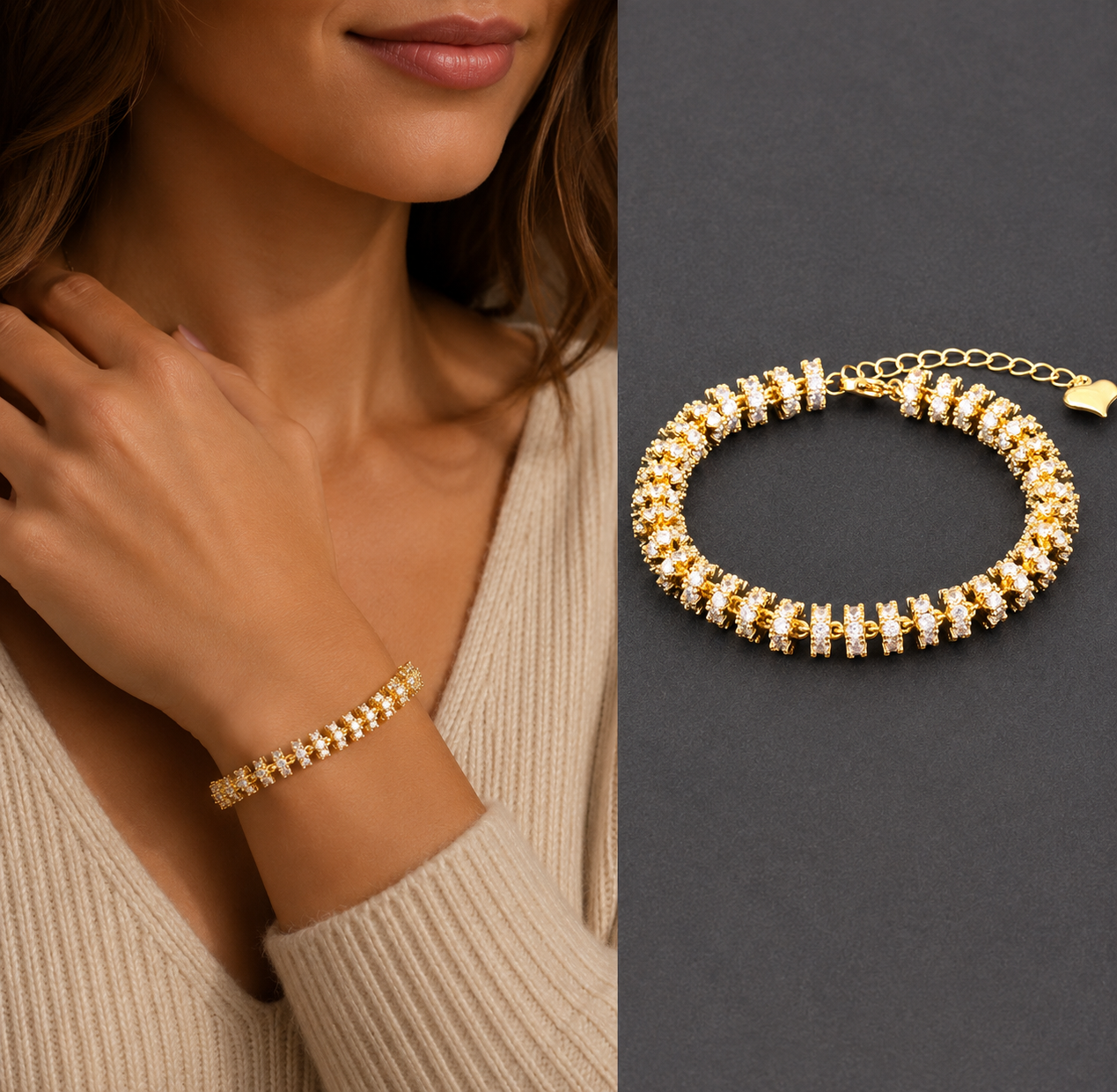 The Celeste Crystal Bracelet