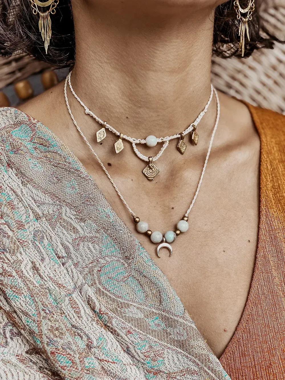 Gemstone Journey - Moon child Jade ketting