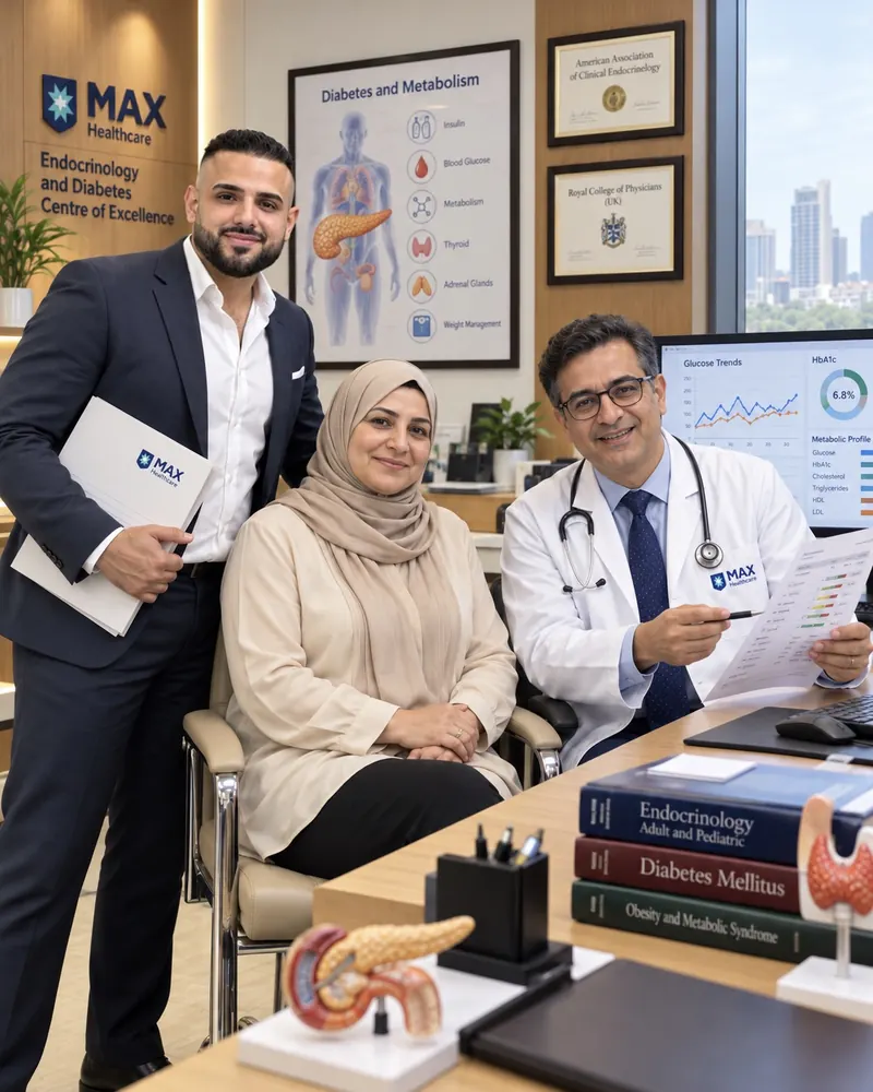 لقاء مع الطبيب في العيادة